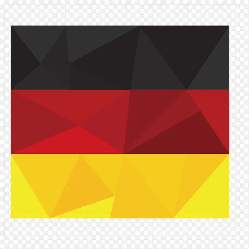 扁平化德国国旗