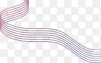 紫色平行弧线国庆