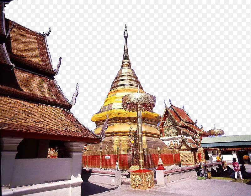 佛教寺庙免抠免费设计下载