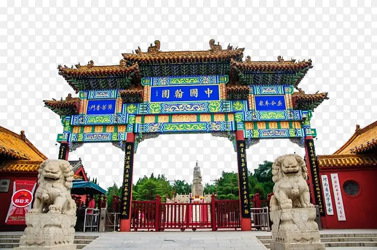 开封景点大门口