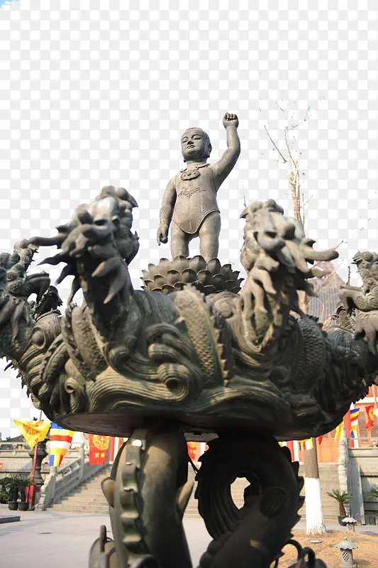 佛教寺庙装饰免抠设计免费下载