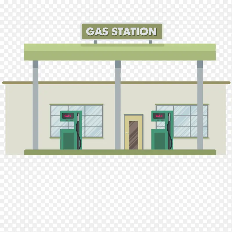 扁平化加油站
