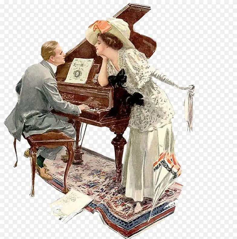 情侣钢琴