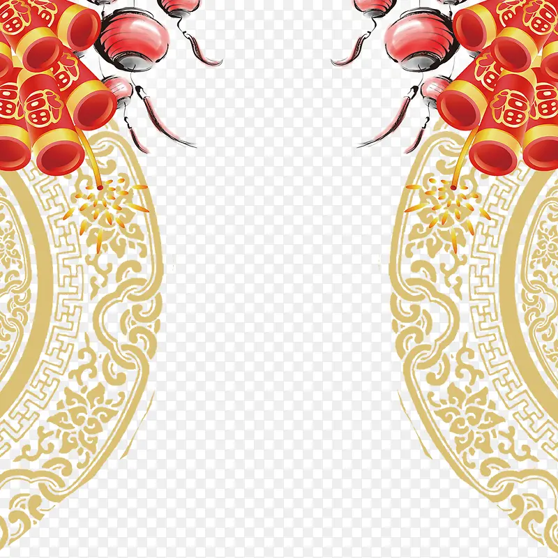 春节海报装饰边框