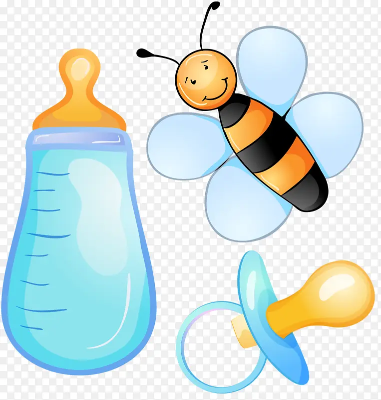 蜜蜂和奶瓶