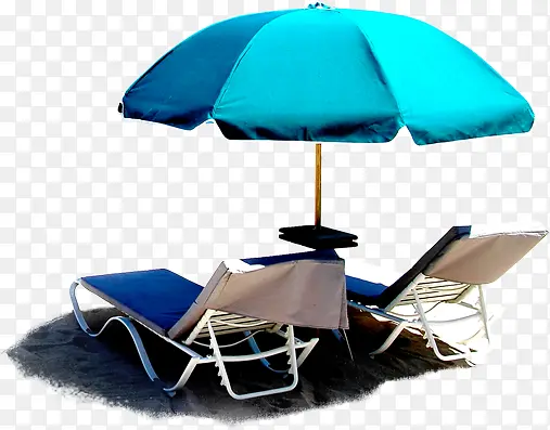 创意合成摄影海边沙滩沙滩椅