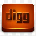 个性浑厚DIGG媒体LOGO图标