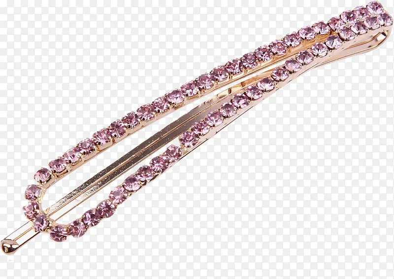 紫色宝石发夹