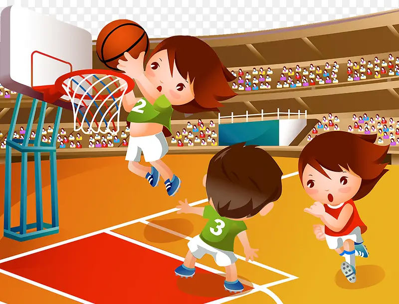 儿童篮球比赛