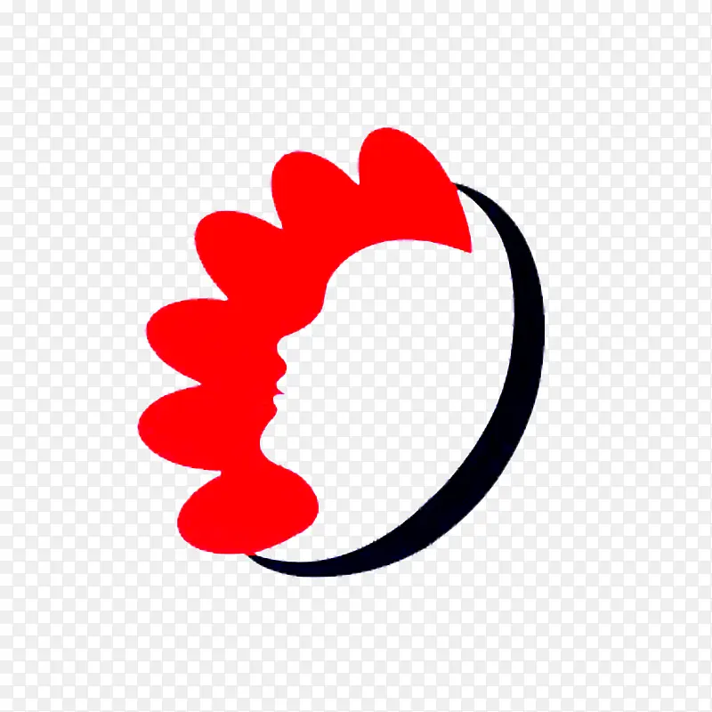 圆形花店logo