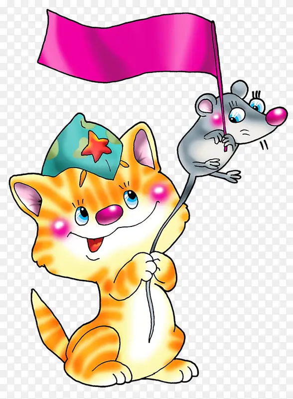 卡通猫和老鼠