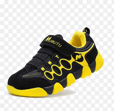 黄色简洁运动童鞋