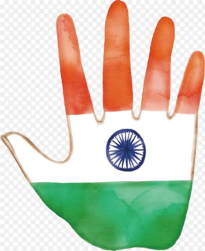 手掌形印度国旗