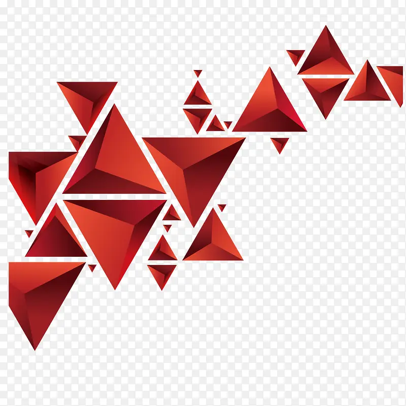 红色三角形