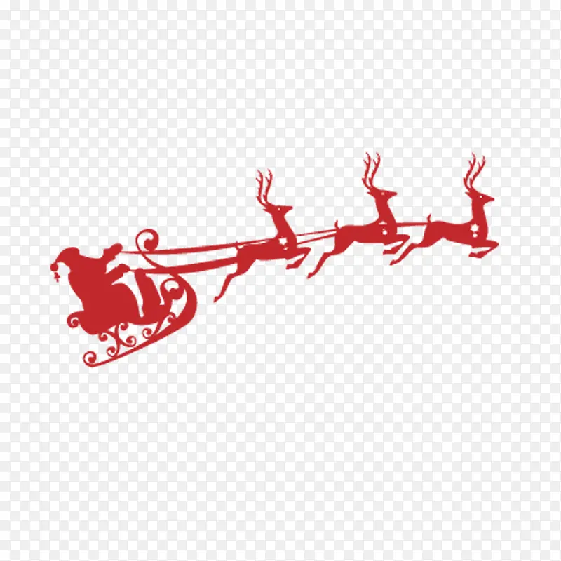 圣诞节雪橇