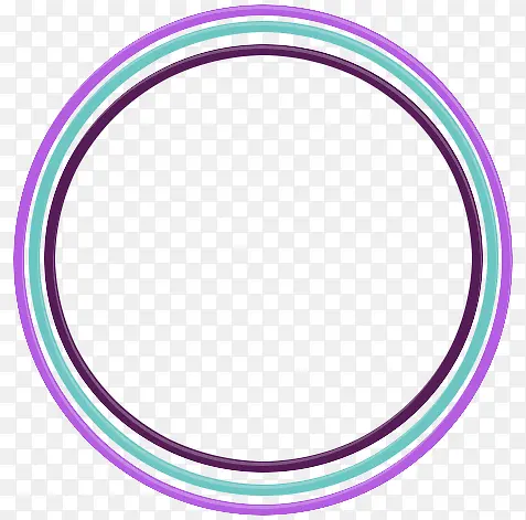 漂亮创意彩色圆环