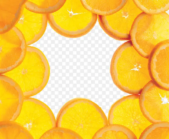 橘子片边框