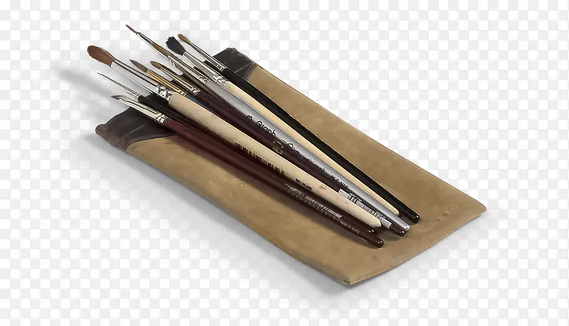 创意手绘合成刷子化妆品