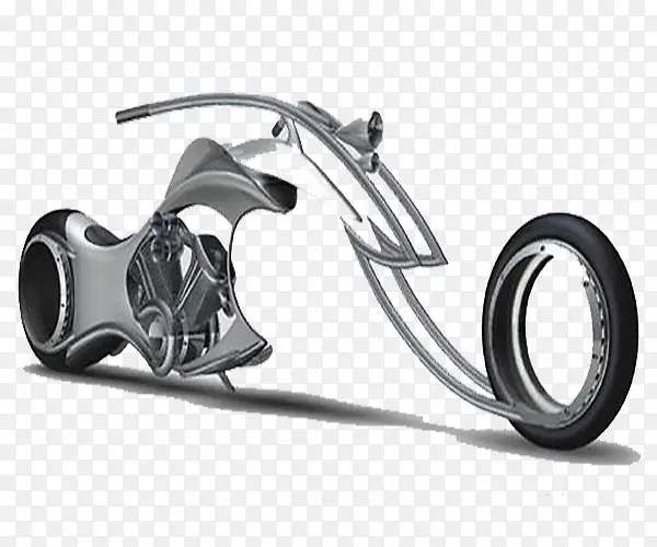灰色科技摩托车