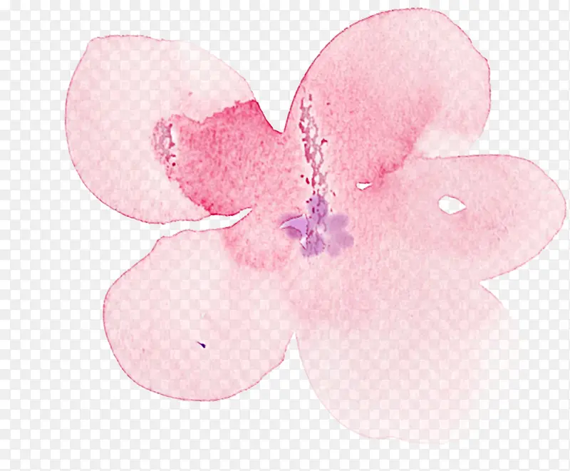 创意合成粉红色的花卉图案