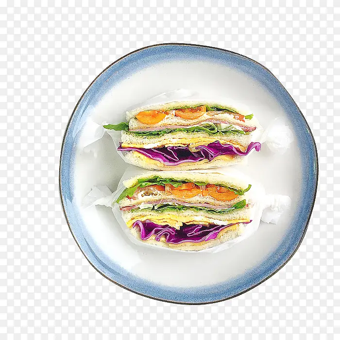 紫菜鸡蛋三明治