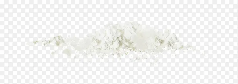 白色漂亮雪堆