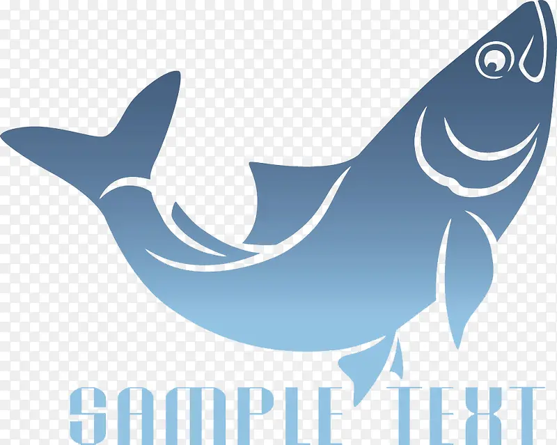 鱼标志设计图片