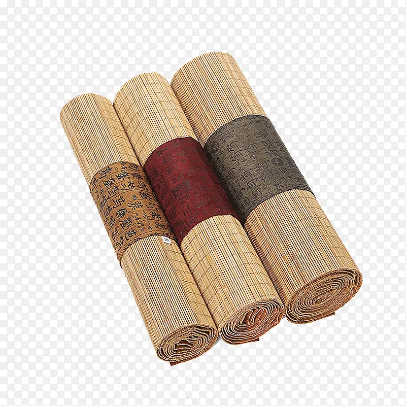 三卷竹垫