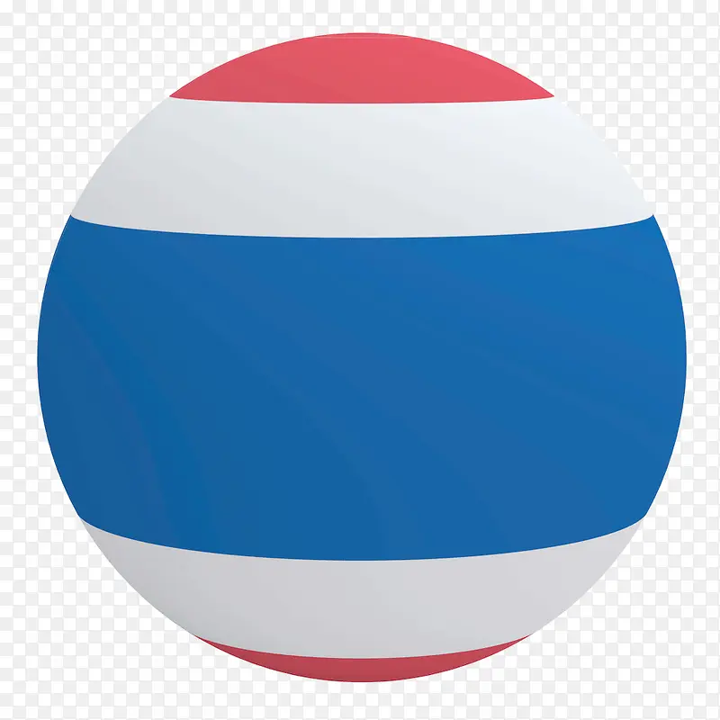 泰国国旗圆球