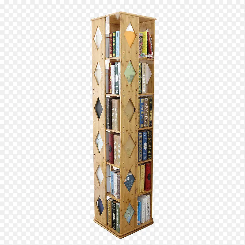 旋转书架360度学生简易书架