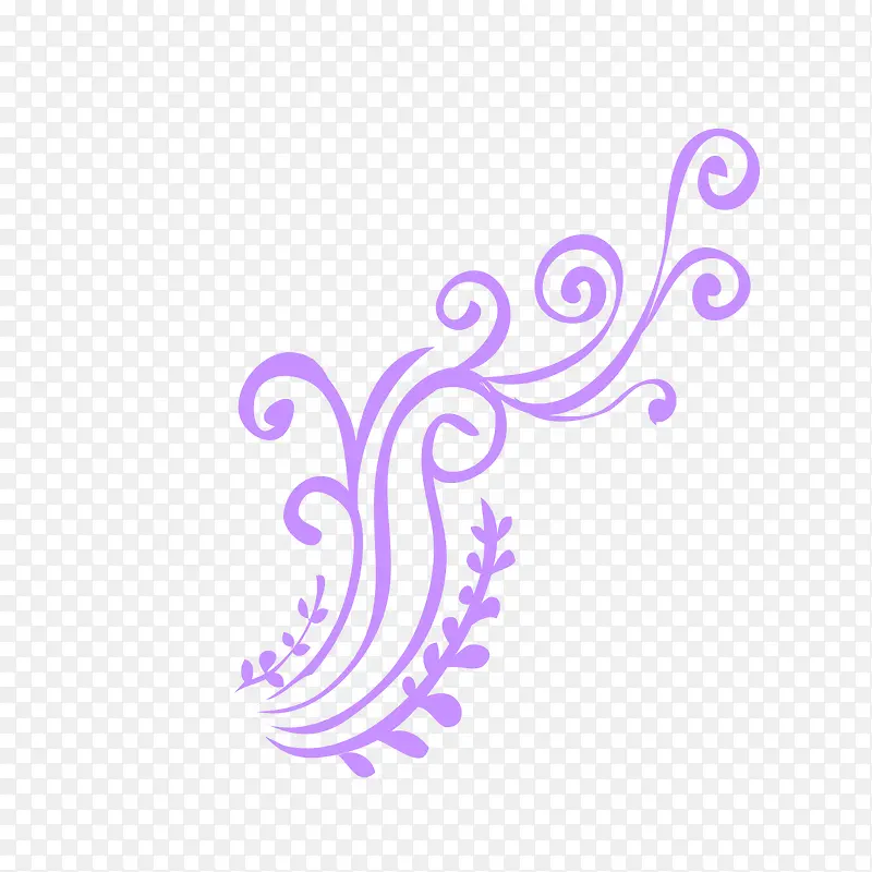 紫色花边花纹背景图