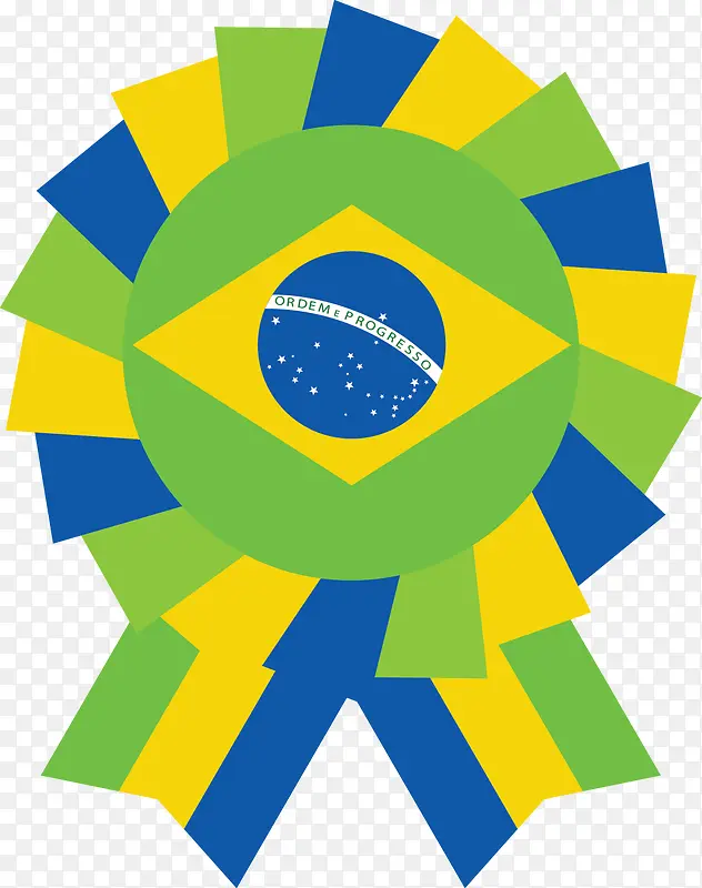 巴西国旗徽章