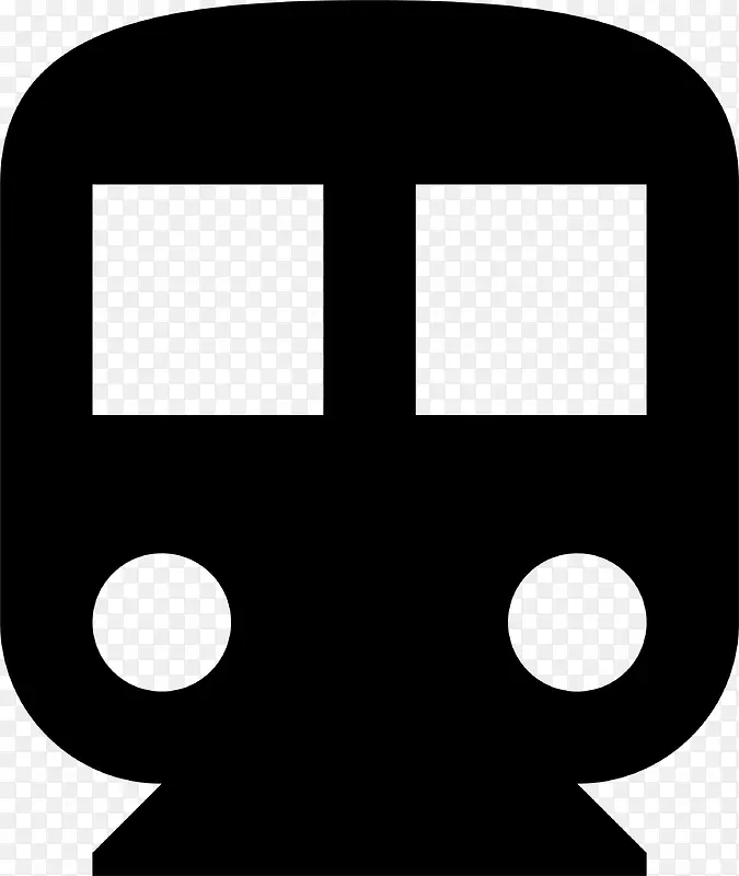 扁平商务火车标志