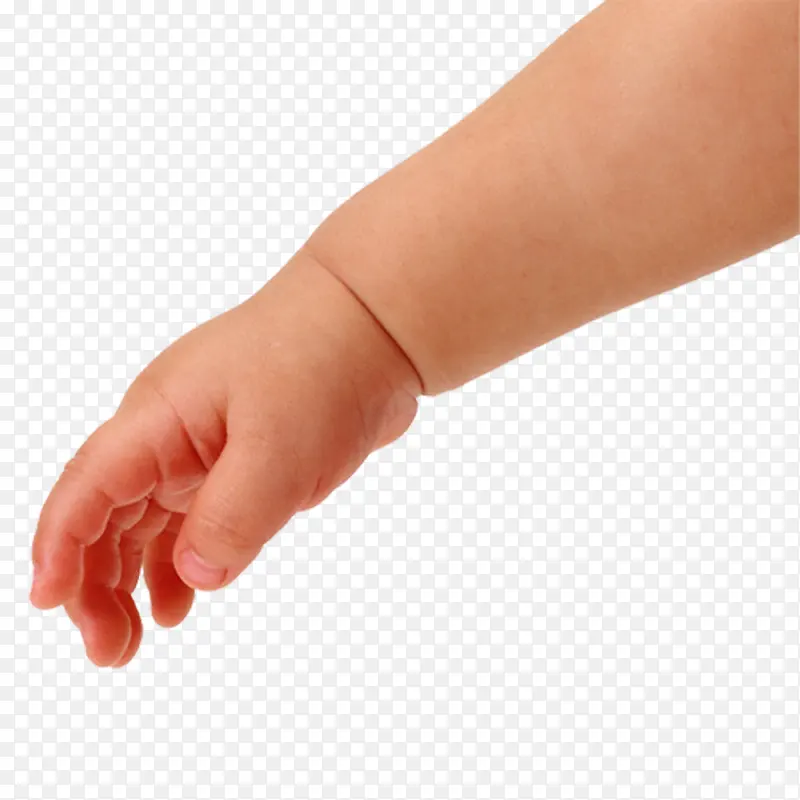 婴儿肥的手臂