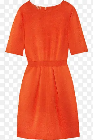 橙色连衣裙