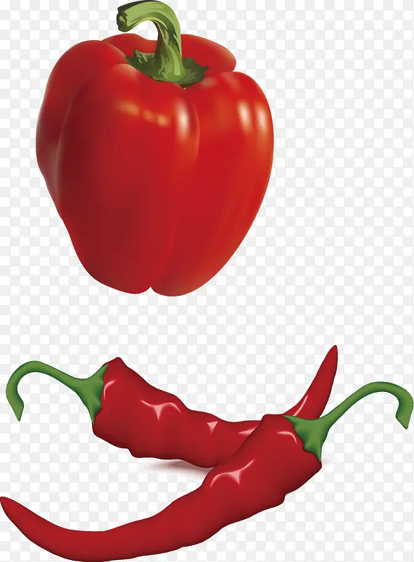 矢量创意设计蔬菜类红椒图