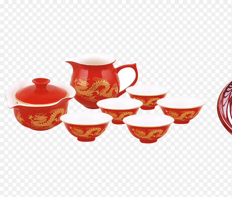 红龙陶瓷茶具