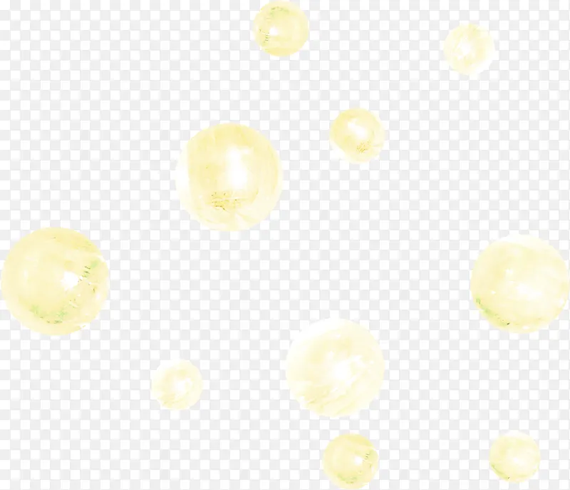 漂浮黄色圆球