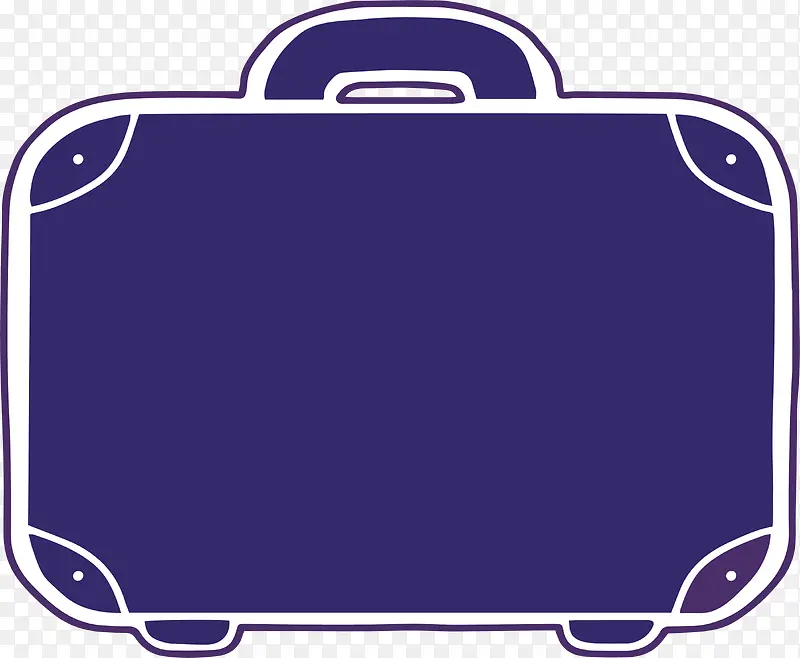 紫色旅行箱