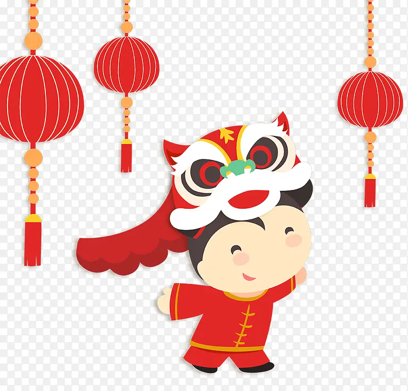 卡通男孩