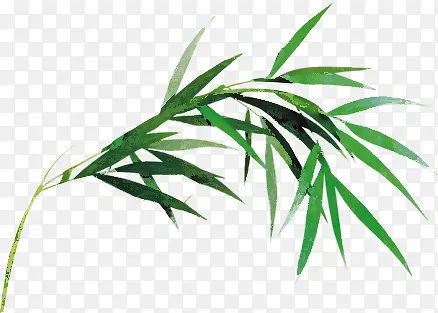 高清水墨绿色竹子
