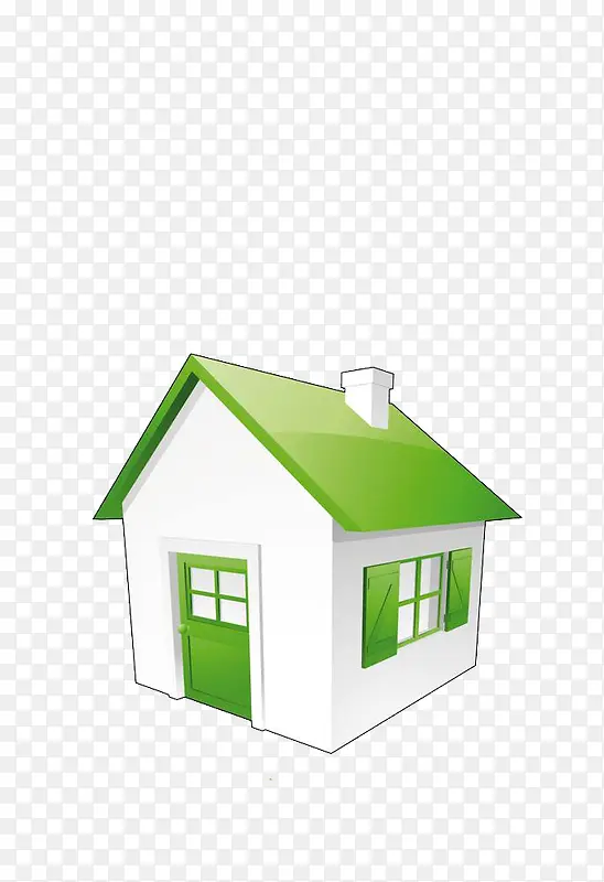 绿色房屋