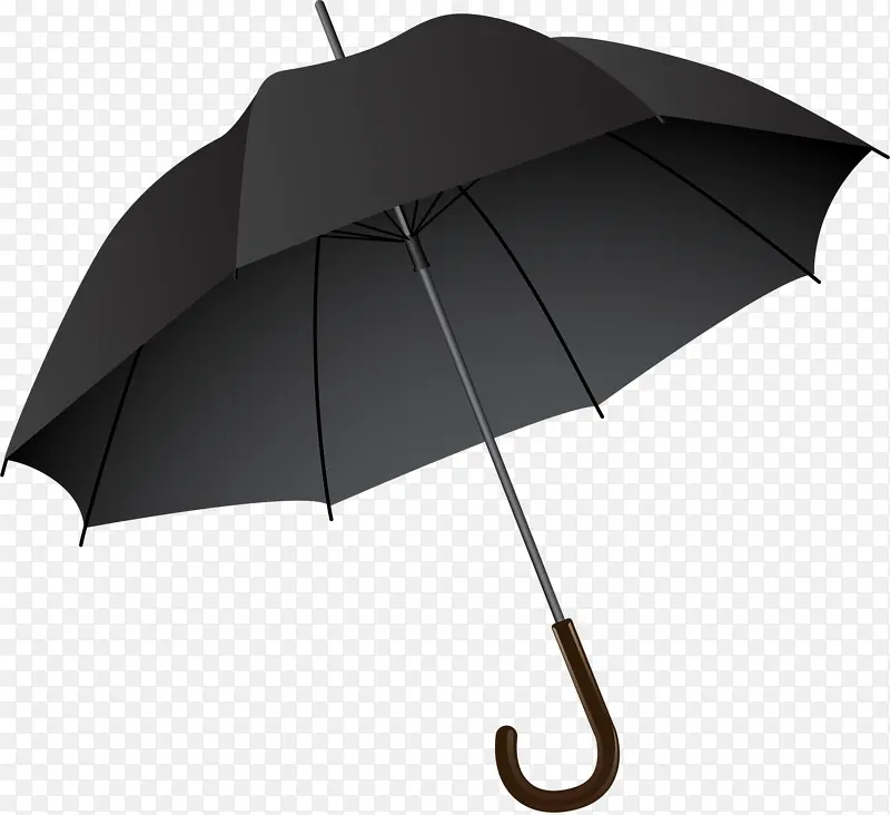 黑色的雨伞