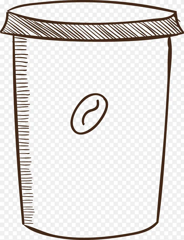 手绘咖啡杯