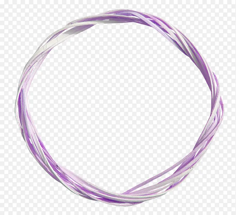 紫色枝条圆环