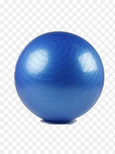 蓝色瑜伽球