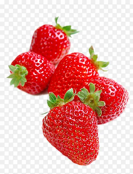 5个红草莓