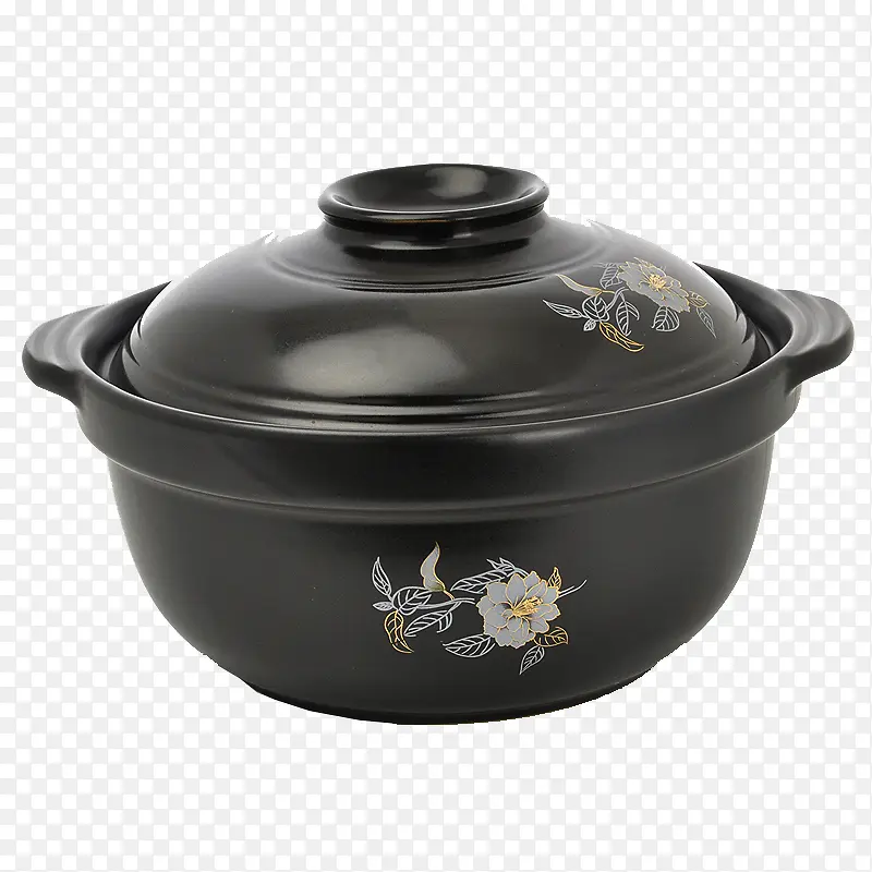 黑色土锅砂锅炖锅陶瓷