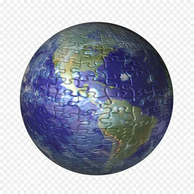 世界球体立体拼图