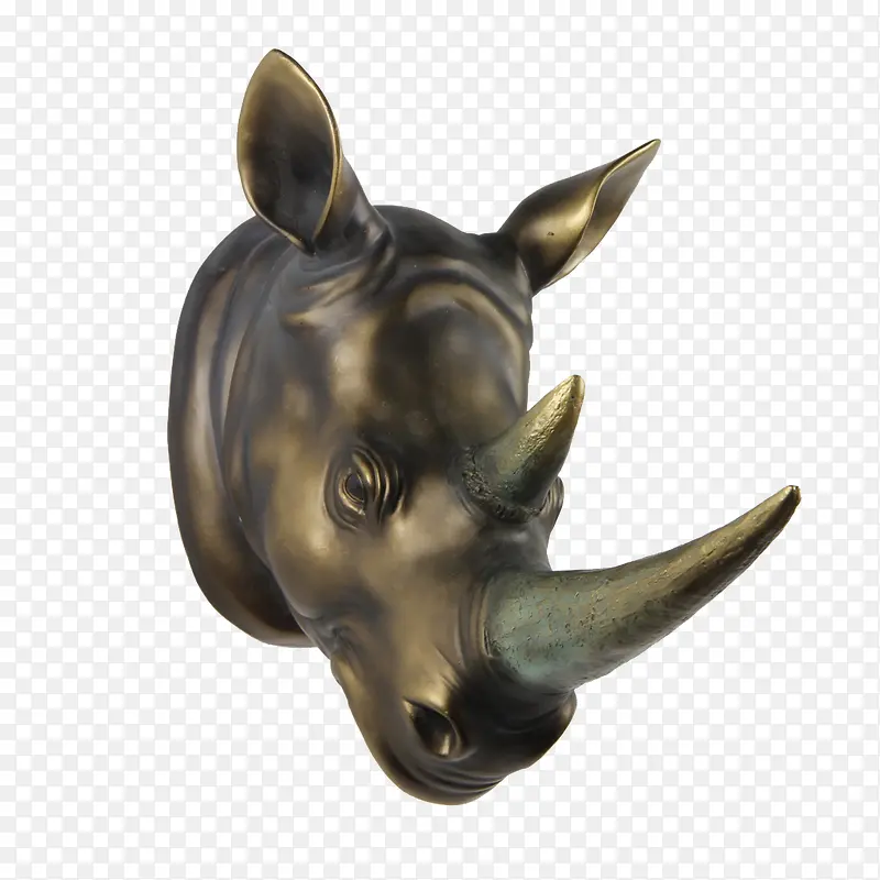 犀牛脑袋工艺品